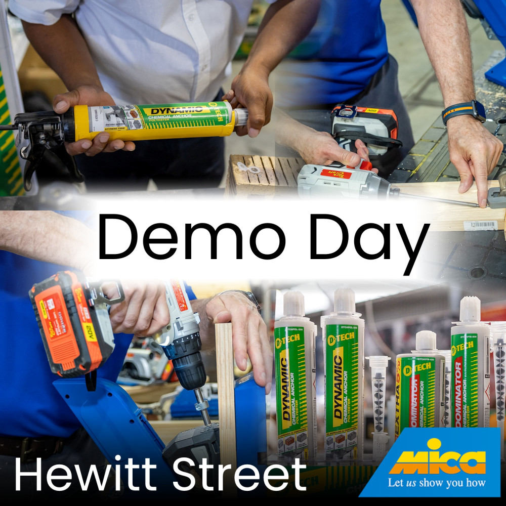 Demo day - Mega Mica Hewitt Street